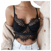 Aesthetic Lace Ribbon Camisole Bustier Underwear Tank Tops